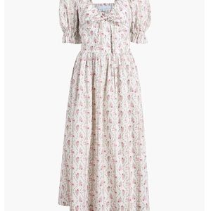 Hillhouse Ophelia nap dress in pink vines- NWT, sold out online